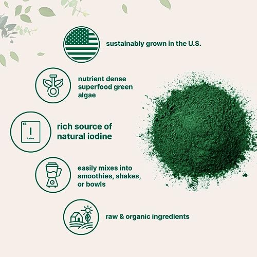 Organic Kelp Powder Supplement, 2lbs | Sustainably US Grown, Raw Ascophyllum Nodosum Micro Ingredients