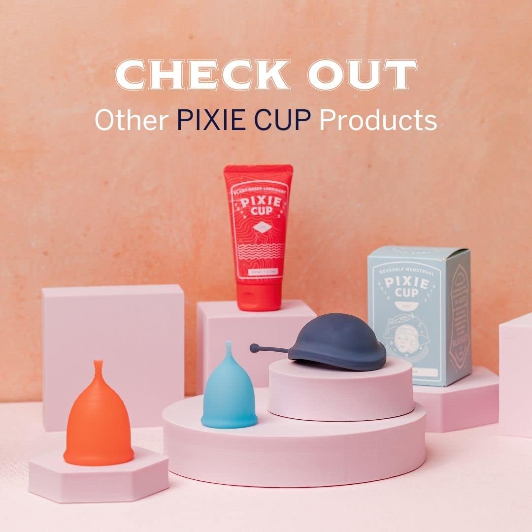 Pixie Menstrual Cup Lube - Make it Easy to Insert Your Period Cups - All Natural Water Based Lubricant Pixie Cup