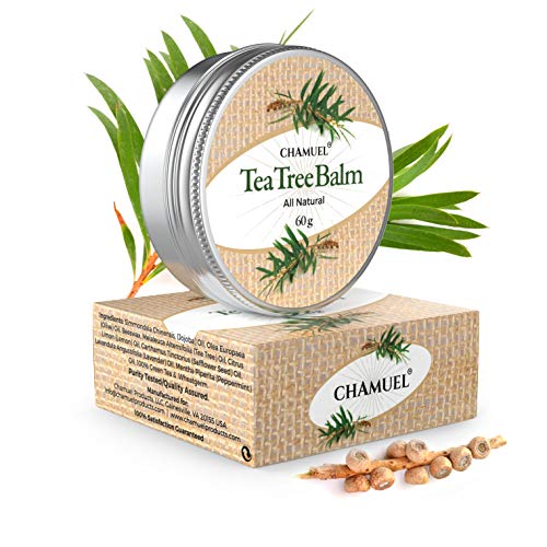 TEA TREE OIL BALM -100% All Natural | Great Cream for Soothing Irritations like Eczema Chamuel