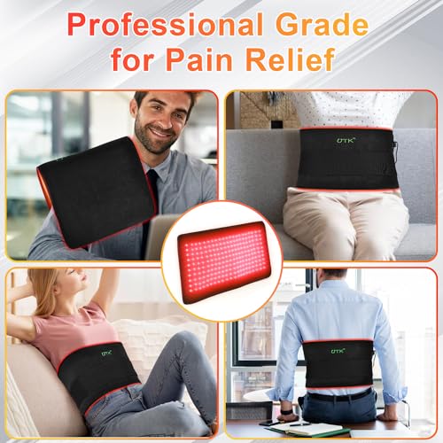 UTK Red Light Therapy for Body, Large Infrared Light Therapy Pad for Deeper Tissue, 24" x 12" Size UTK