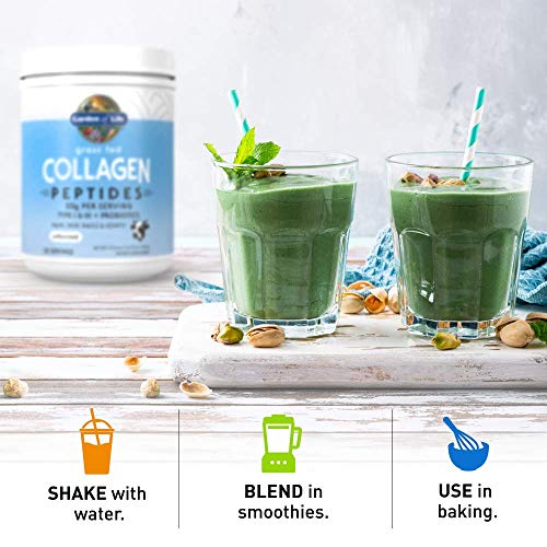 Garden of Life Grass Fed Collagen Peptides Powder – Unflavored Collagen Powder Garden of Life