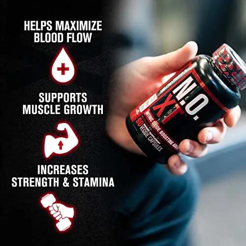 Jacked Factory Nitrosurge Pre-Workout in Grape & N.O. XT Nitric Oxide Booster for Men