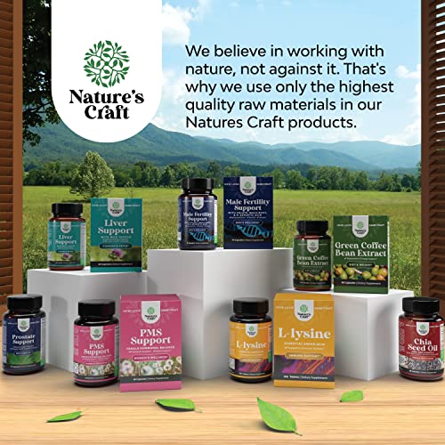 Prenatal Multivitamin Male Fertility Supplement - Mens Fertility Supplement with L-Arginine D-Aspartic Acid and Maca Root Prenatal Vitamins for Enhanced Motility Volume Potency and Fertility Support Natures Craft