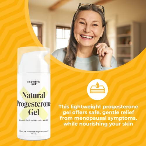 Supplement Spot Progesterone Gel for Women - Water Based USP Progesterone Gel