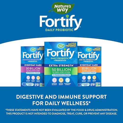 Nature's Way Fortify Probiotics for Women + Prebiotic, Digestive*, Immune*, and Vaginal Nature's Way