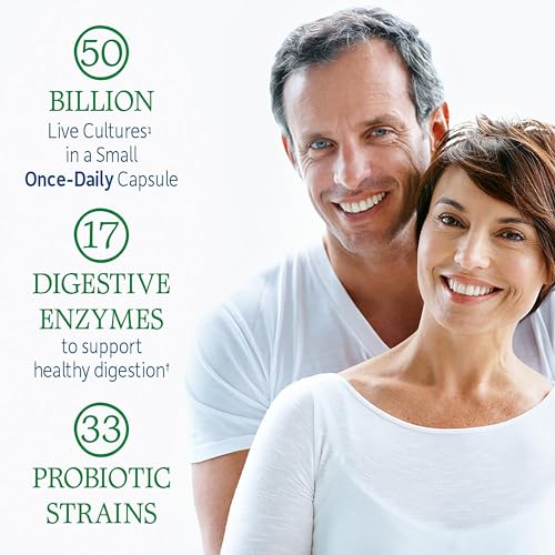 Garden of Life Probiotics for Women and Men - Raw Probiotics Colon Care 50 Billion Garden of Life