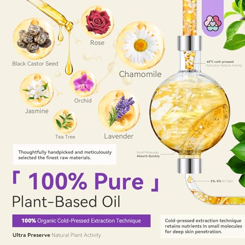 SAVILAND Essential Oils for Cuticle Nails: 100% Pure Natural Essential Oil Tea Tree Lavender Jasmine SAVILAND