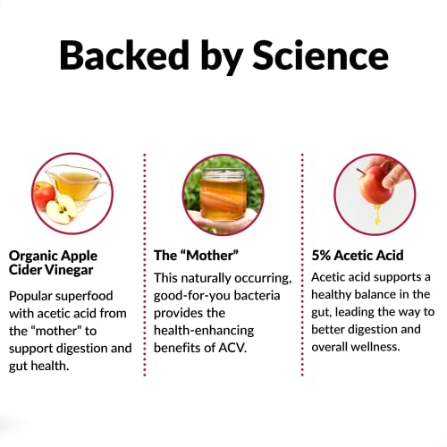 Force Factor Organic Apple Cider Vinegar Soft Chews for Digestion and Metabolism Support Force Factor