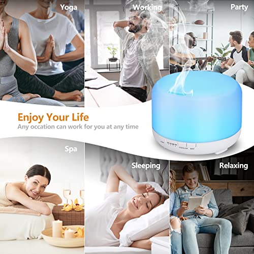 Hianjoo 450ml Essential Oil Diffuser, Electric Aroma Ultrasonic Aromatherapy Fragrant Oil Hianjoo