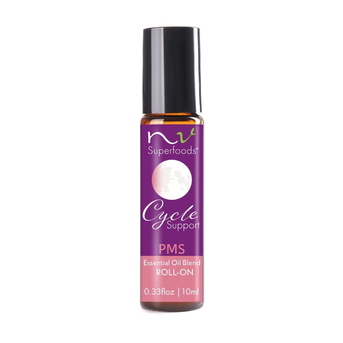 NV Superfoods Cycle Support - Essential Oil Roll-On - 10 ml – 100% Pure Therapeutic Grade NV Superfoods