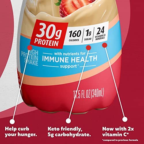 Premier Liquid Protein Shake -24 Vitamins & Minerals/Nutrients to Support Immune Health Premier Protein