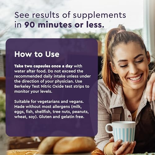 Berkeley Life Professional - Nitric Oxide Booster & Support Supplement with Organic Beetroot Berkeley Life