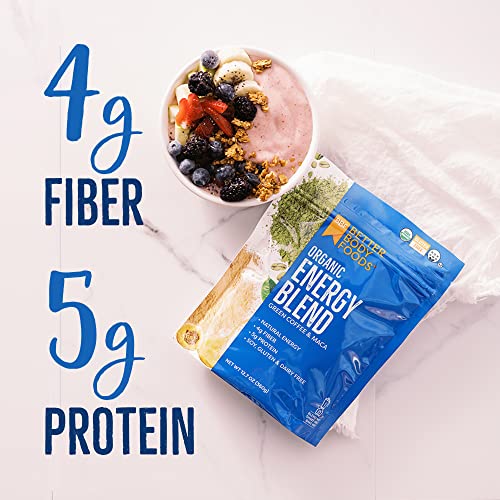 BetterBody Foods Organic Energy Blend, Plant-Based Natural Energy, Gluten-free, Non-GMO BetterBody Foods