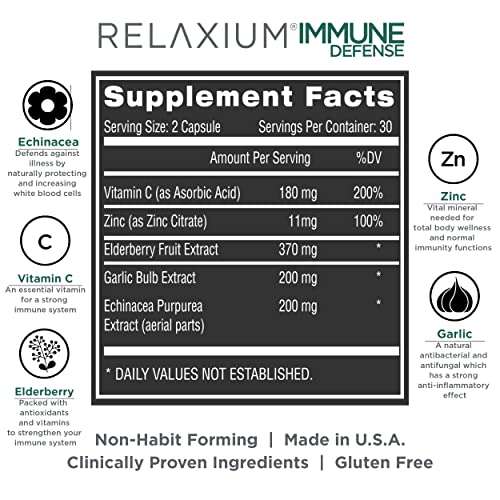 Relaxium Immune Defense, Powerful Immune Support Supplement, Immunity Relaxium