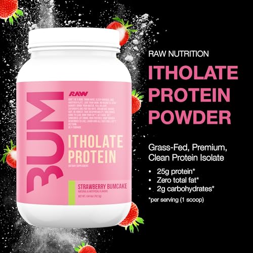 RAW Whey Isolate Protein Powder, Strawberry BumCake (CBUM Itholate Protein) RAW