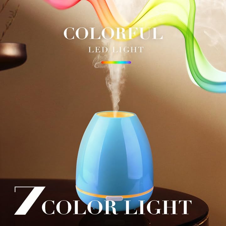 Essential Oil Diffuser for Bedroom Small Humidifier for Home Cool Mist Scent Diffuser 300ml 20 Hours Fashome
