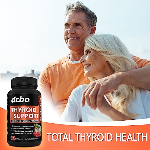 Thyroid Support for Women & Men Supplement - Natural Metabolism, Mood & Energy Enhancer DR. BO