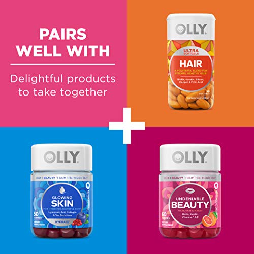 OLLY Collagen Gummy Rings, 2.5g of Clinically Tested Collagen, Boost Skin Elasticity & Reduce OLLY