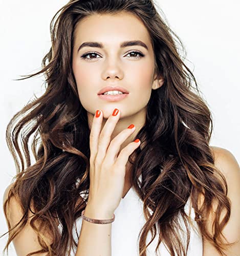 UtenoTureH Magnetic Copper Bracelet for Women for Arthritis, 6.5'' Adjustable Solid Copper Bracelet UtenoTureH