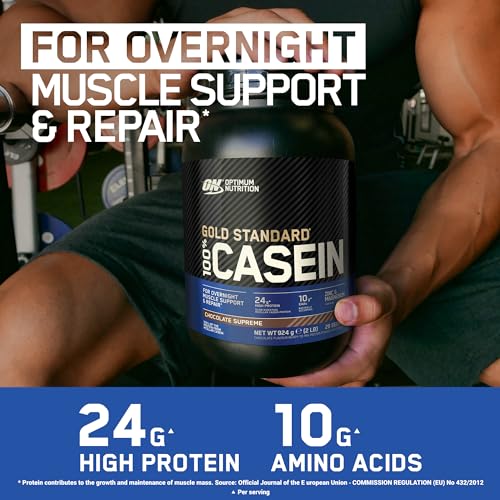 Optimum Nutrition Gold Standard 100% Casein Slow Digesting Protein Powder with Zinc Optimum Nutrition