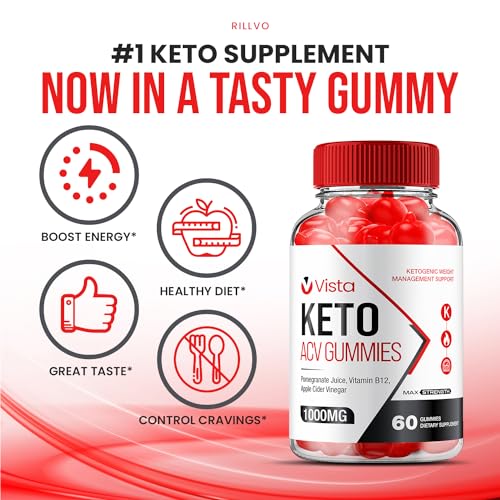 Rillvo (2 Pack) Vista Keto ACV Gummies - Official - Keto Vista ACV Advanced Formula Plus Rillvo