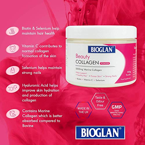 BIOGLAN Beauty Collagen Powder, 151 grams Bioglan