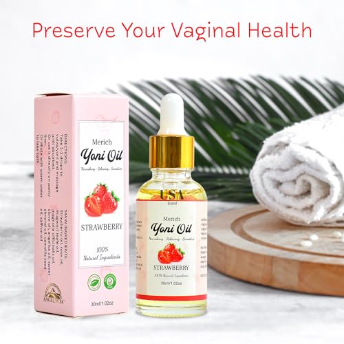 MERICH Natural Yoni Oil | Feminine Yoni Detox Oil | Naturally Scented Vaginal Oil | Restores pH Balance ANGELYCIA