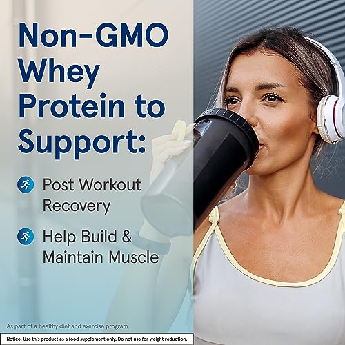 Jarrow Formulas Whey Protein With 18 g of Protein, 3.8 g of BCAAs, & Glutamine, Dietary Jarrow Formulas