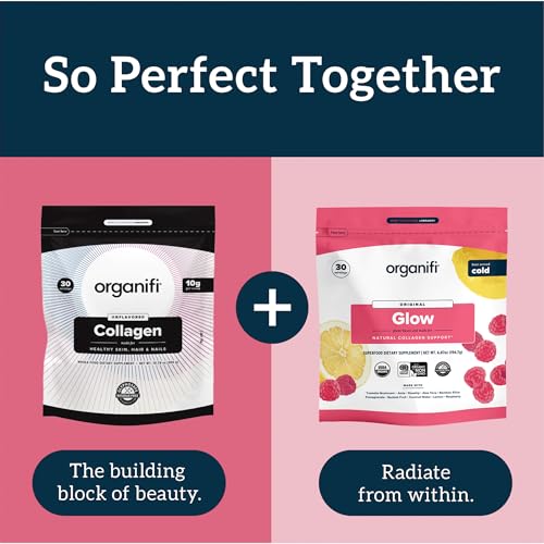 Organifi Collagen Powder - Fuller Hair, Stronger Nails, and Radiant Skin - Replenish Organifi