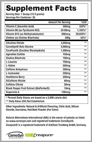 MAX EFFORT Muscle - Pre Workout Supplement, Energy and Focus, Insane Muscle Pump, Clinically Tested Ingredients (Sour Watermelon)