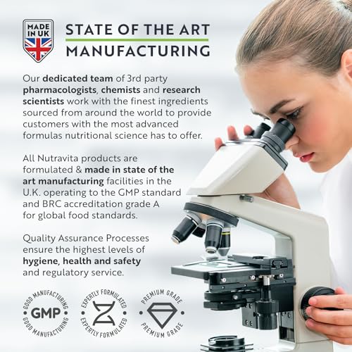 Vitamin B12 1000mcg - 365 High Strength Vegan Tablets (1 Year Supply) - Max Strength Nutravita