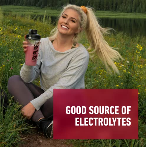 Isopure Protein Powder, Zero Carb Whey Isolate with Vitamin C & Zinc for Immune Support Isopure