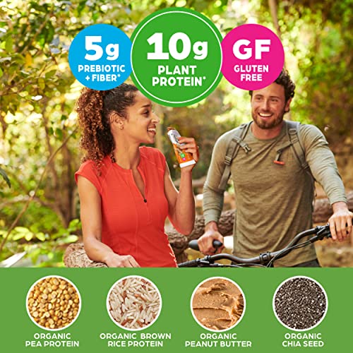 Orgain Organic Vegan Protein Bars, Peanut Butter - 10g Plant Based Protein Orgain