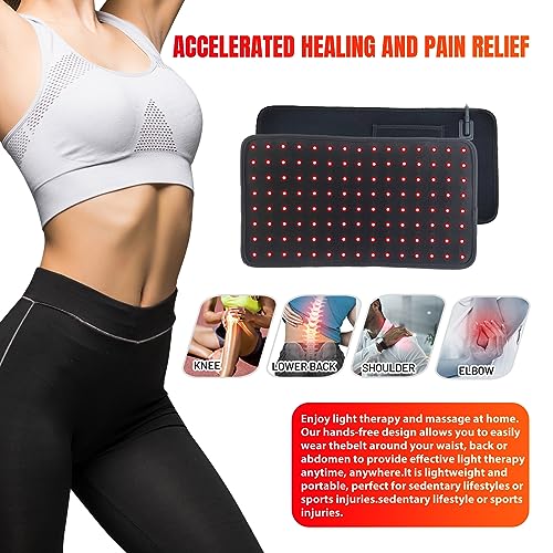 Red Light Therapy Infrared Light Therapy for Muscle Pain Relief and Inflammation Red Light Therapy Belt DYUF