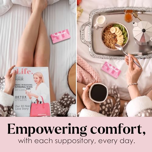 Mother's Dose Hyaluronic Acid Suppository HydraDose- Hormone Free Moisturizer MOTHER·S DOSE