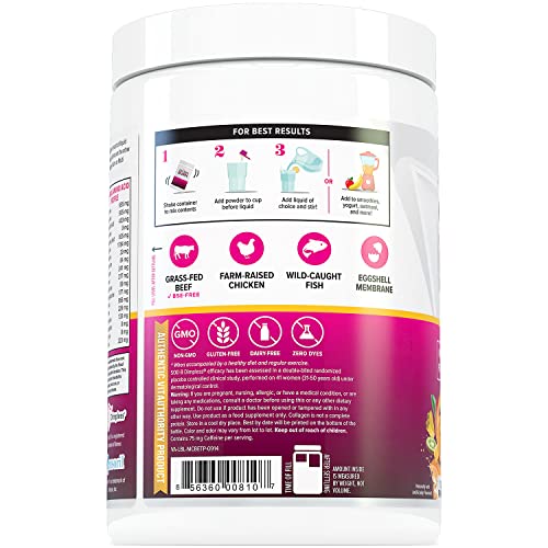 Multi Collagen Burn: Multi-Type Hydrolyzed Protein Peptides with Hyaluronic Acid, Vitamin Vitauthority