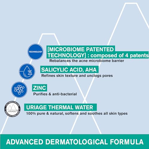Uriage Hyseac 3-regul+ | Face Moisturizer For Oily Skin Prone To Acne. Pimples, Spots Uriage