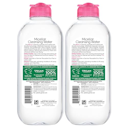 Garnier SkinActive Micellar Water for All Skin Types, Facial Cleanser & Makeup Remover Garnier