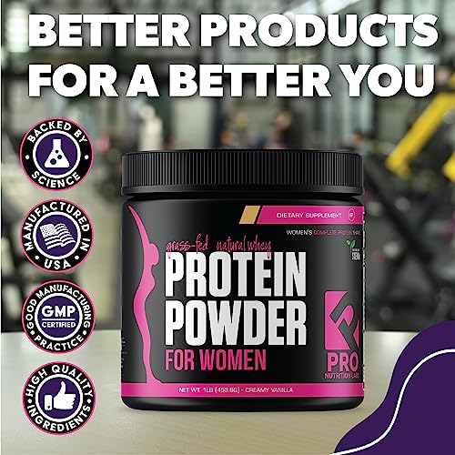 PRO NUTRITION LABS Whey Protein Vanilla Powder for Women - Supports Lean Muscle PRO NUTRITION LABS