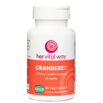 her vital way Cranberex - Cranberry Pills for Women and Men - Cranberry Supplement