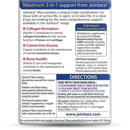 Jointace Vitabiotics Max, 84 Count (Pack of 1) Vitabiotics