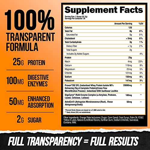 ALPHA LION Superhuman Whey Protein Powder, Great Tasting Pure Whey Protein Isolate ALPHA LION