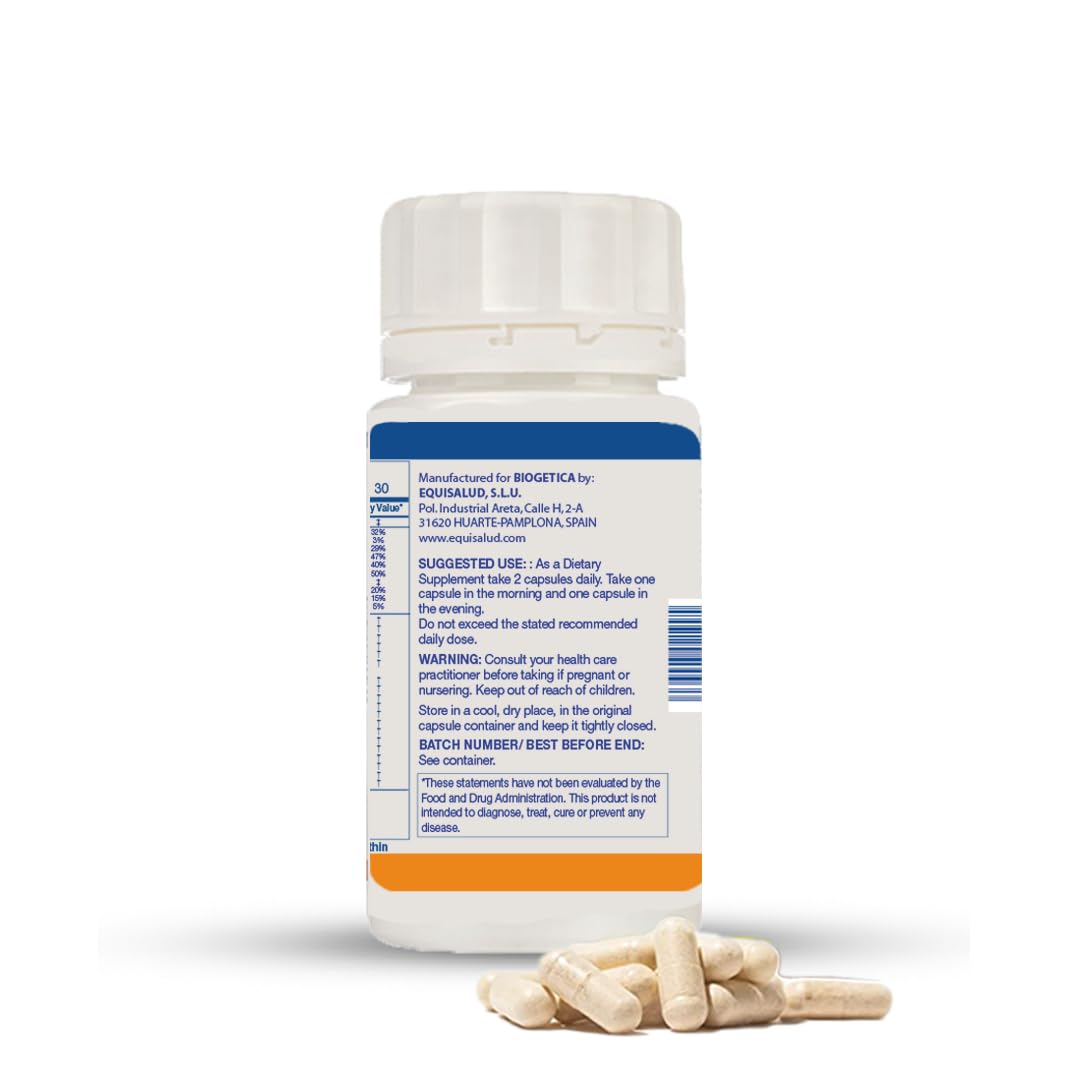 Biogetica Holoram Endokrium Supplement: 60 Capsules of 100% Vegan - Sage, Cimicifuga, Rosemary Biogetica