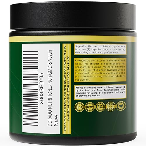 Colon Cleanse and Gut Detox for Weight Management & Digestive Support - Cascara Sagraoda DORADO NUTRITION