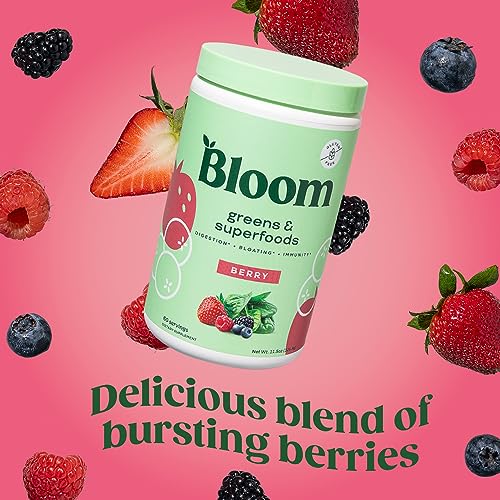 Bloom Nutrition Super Greens Powder for Digestive Health - Probiotics, Digestive Bloom Nutrition