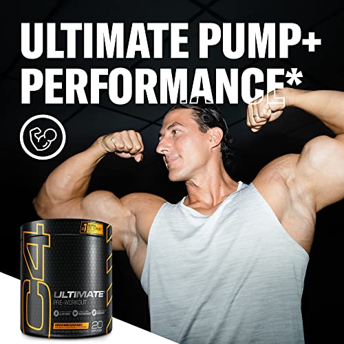 Cellucor C4 Ultimate Pre Workout Powder Orange Mango - Sugar Free Preworkout Cellucor