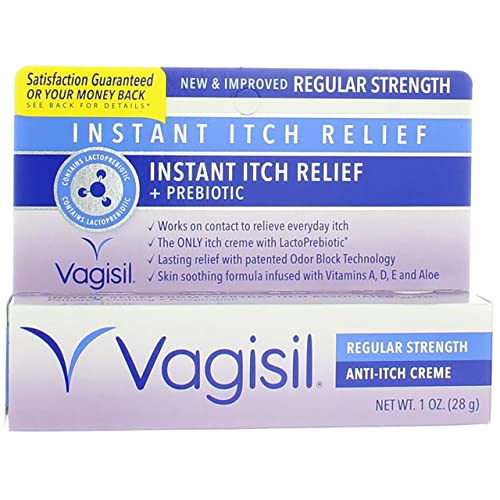 Vagisil Anti-Itch Creme Original Strength 1 oz (Pack of 5) Vagisil