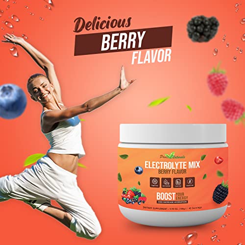 Electrolyte Powder - Refreshing Workout Recovery Electrolytes, Sugar Free, Gluten Free Pride Naturals, Inc