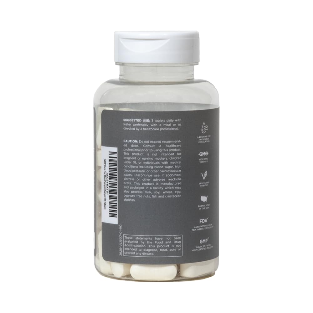 Pure for Men Pump Enhancer | Pre Workout Supplement for Muscle Pump, Stamina Pure for Men